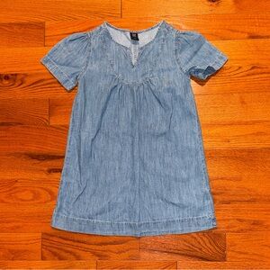 GAP Kids short sleeve Chambray denim Dress Small